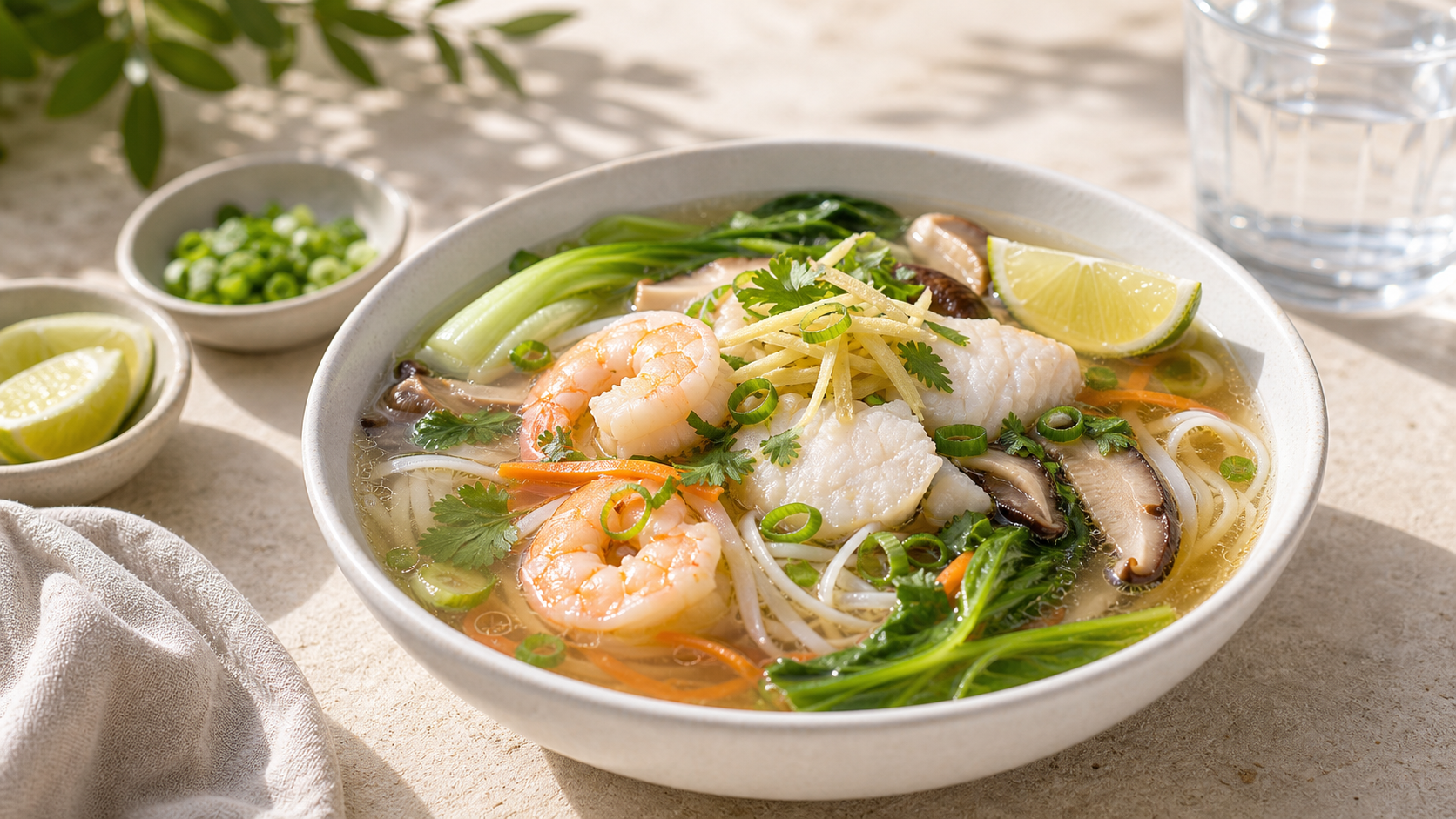 Asiatische Knochenbrühe-Suppe - ThriveZone Meal