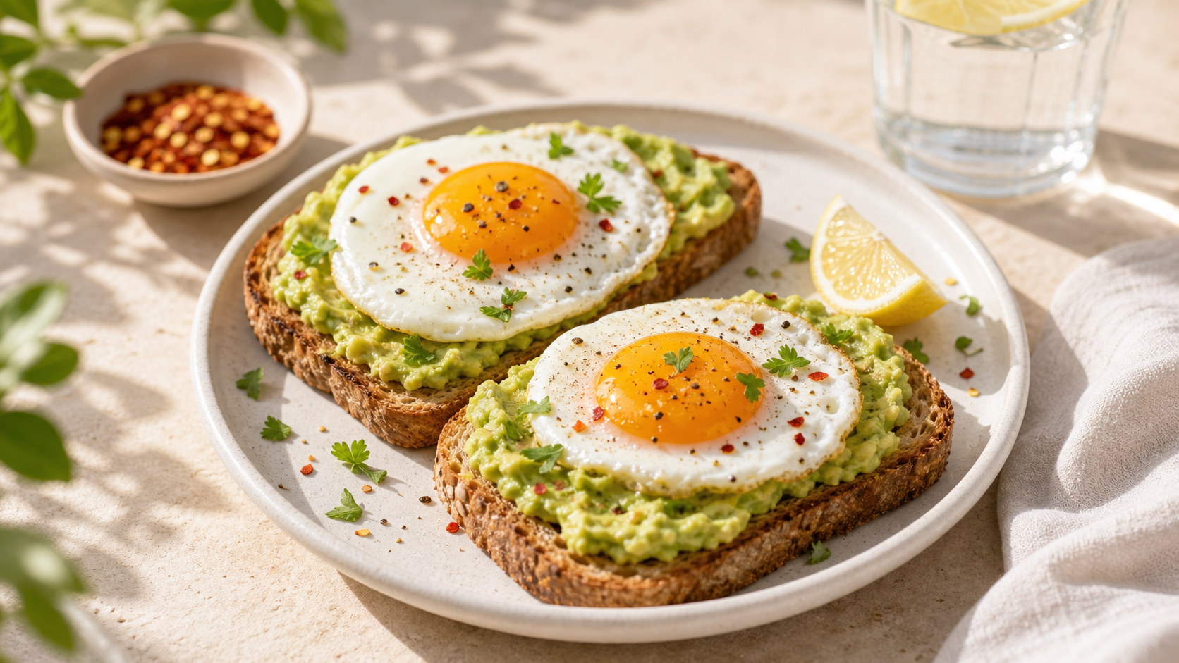 Avocado-Spiegelei-Toast - ThriveZone Meal
