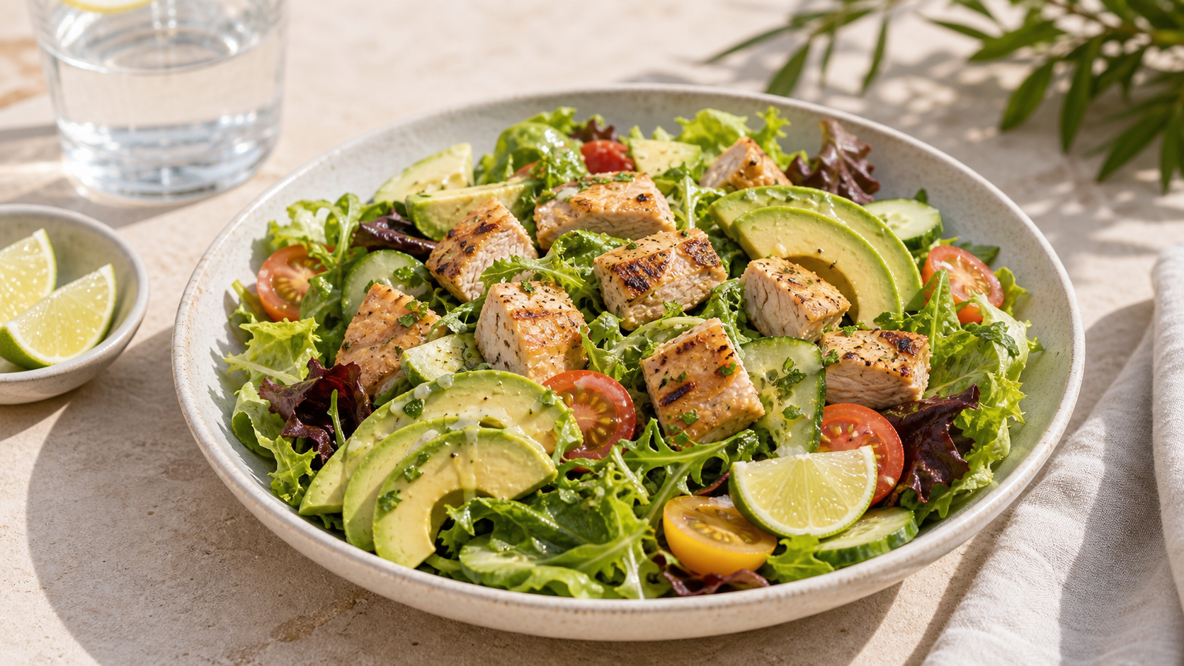 Hähnchen-Avocado-Salat - ThriveZone Meal