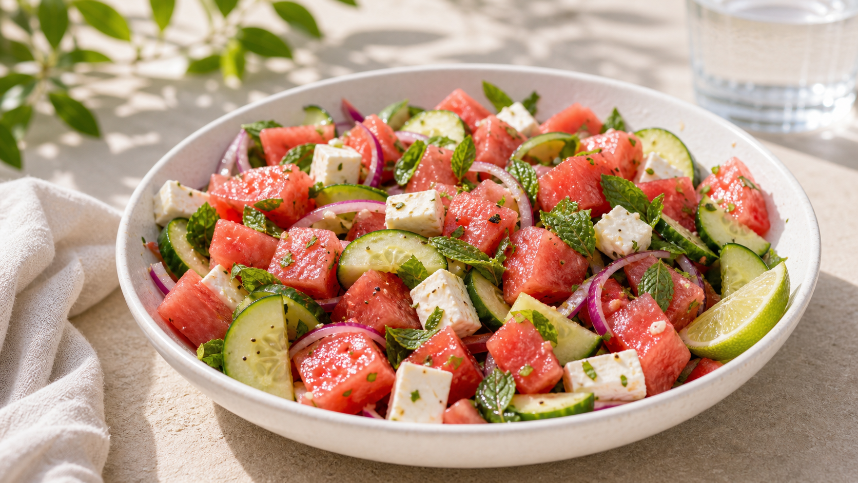 Melonen-Feta-Salat - ThriveZone Meal