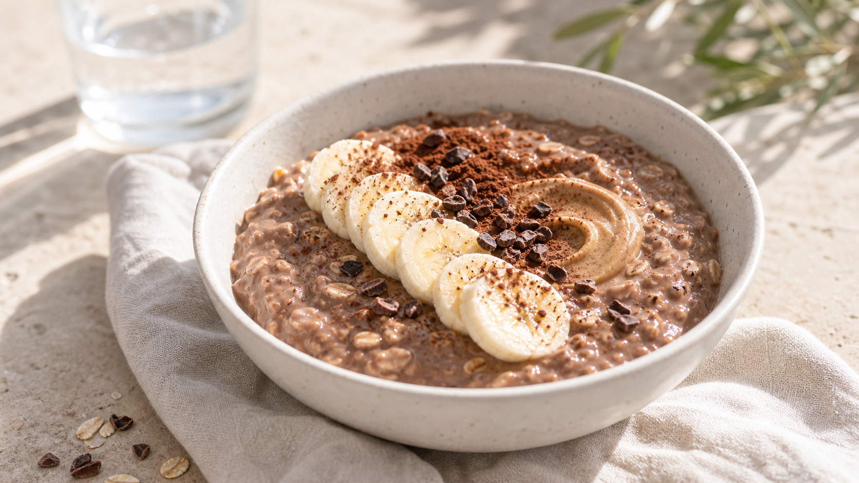 Overnight Oats Chocolate Banana - ThriveZone Meal
