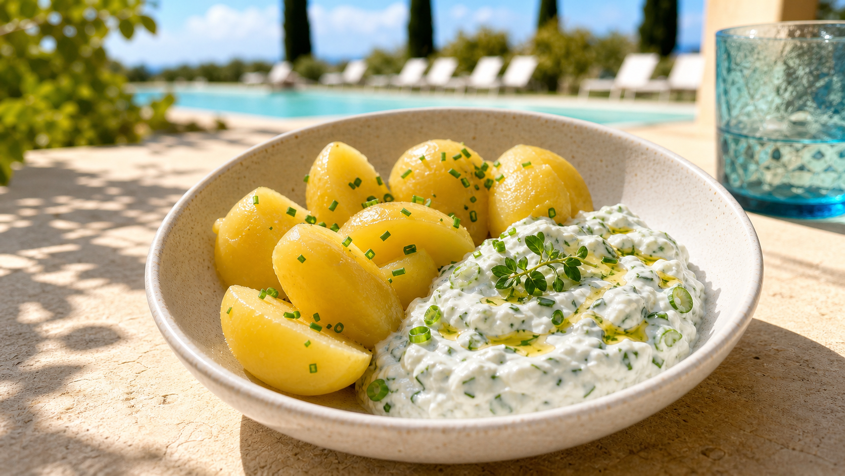 Pellkartoffeln mit Quark-Kräutercreme - ThriveZone Meal