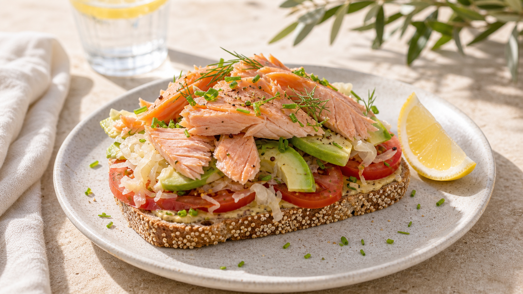 Power-Sandwich Forelle - ThriveZone Meal
