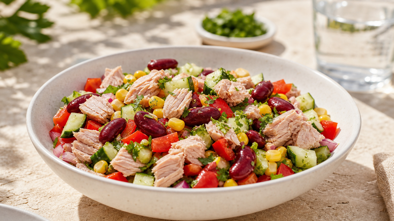 Thunfisch-Bohnen-Power-Salat - ThriveZone Meal